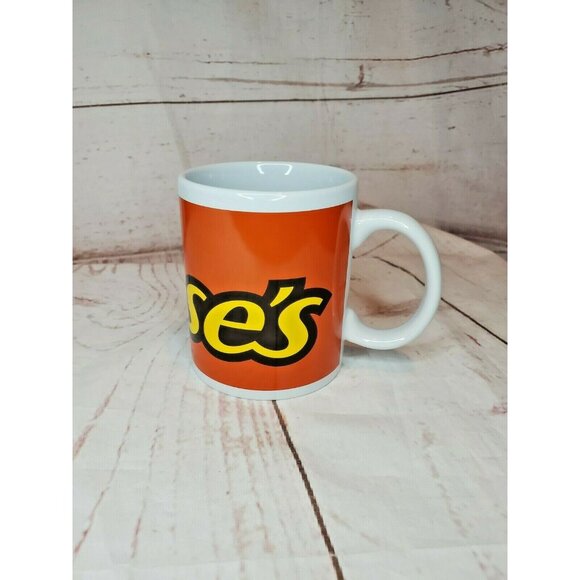 Reese's Peanut Butter Cup Coffee Mug - Candy-Inspired Hot Cocoa Cup by Galerie - Picture 6 of 11